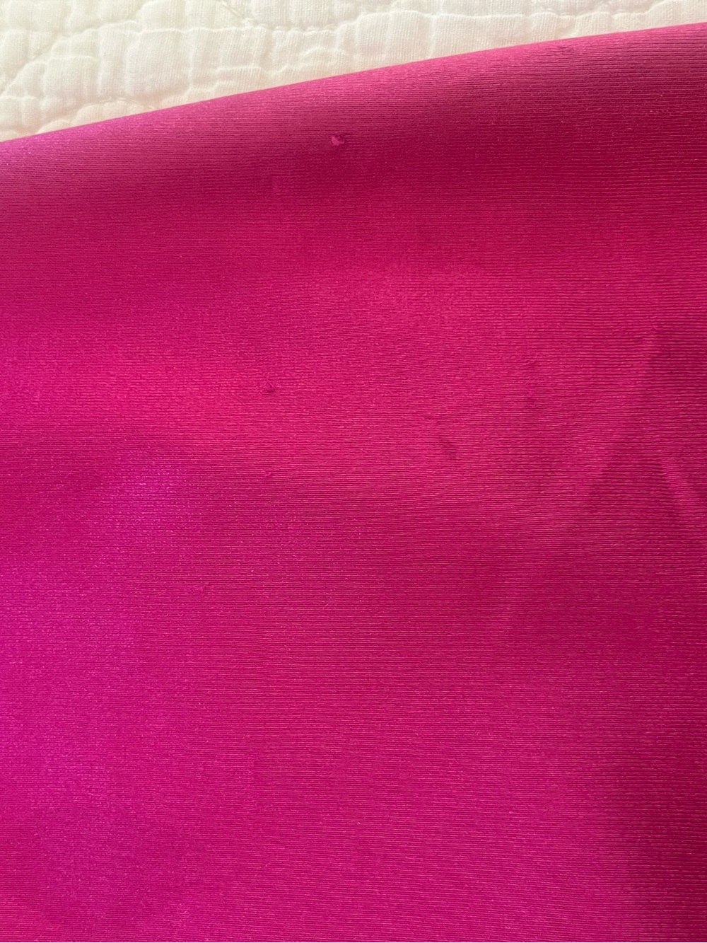 Hot Pink Satin Mini Dress - Picture 6 of 6
